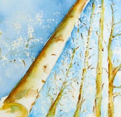 French Watercolor Landscape Painting