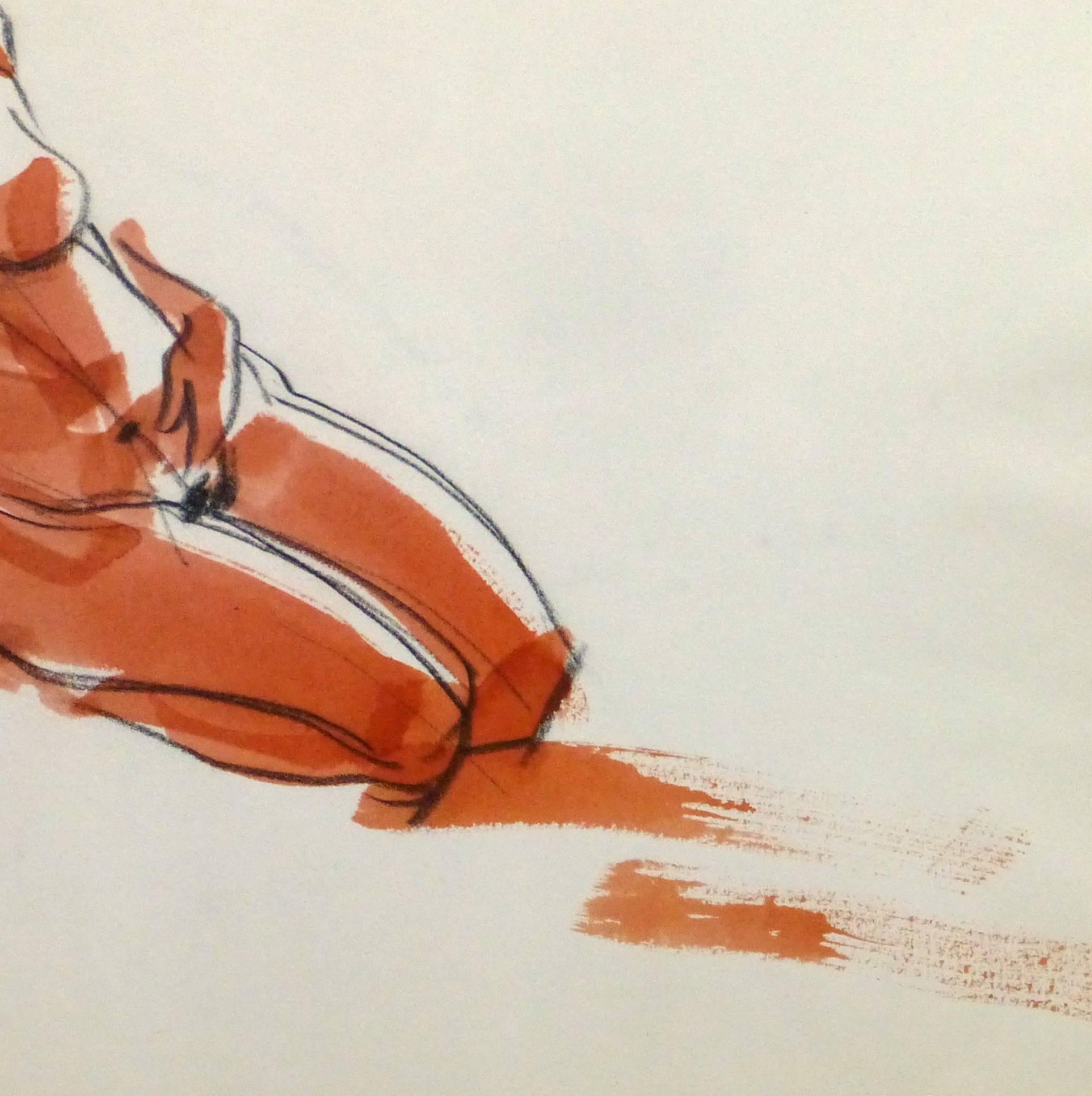 French Ink & Pencil - Sultry Nude 1