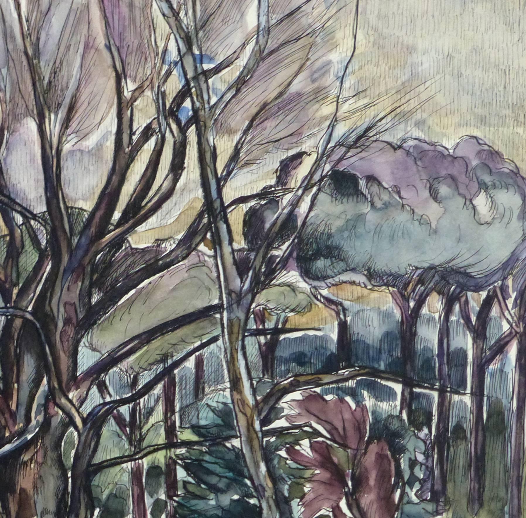 tree landscape paintings