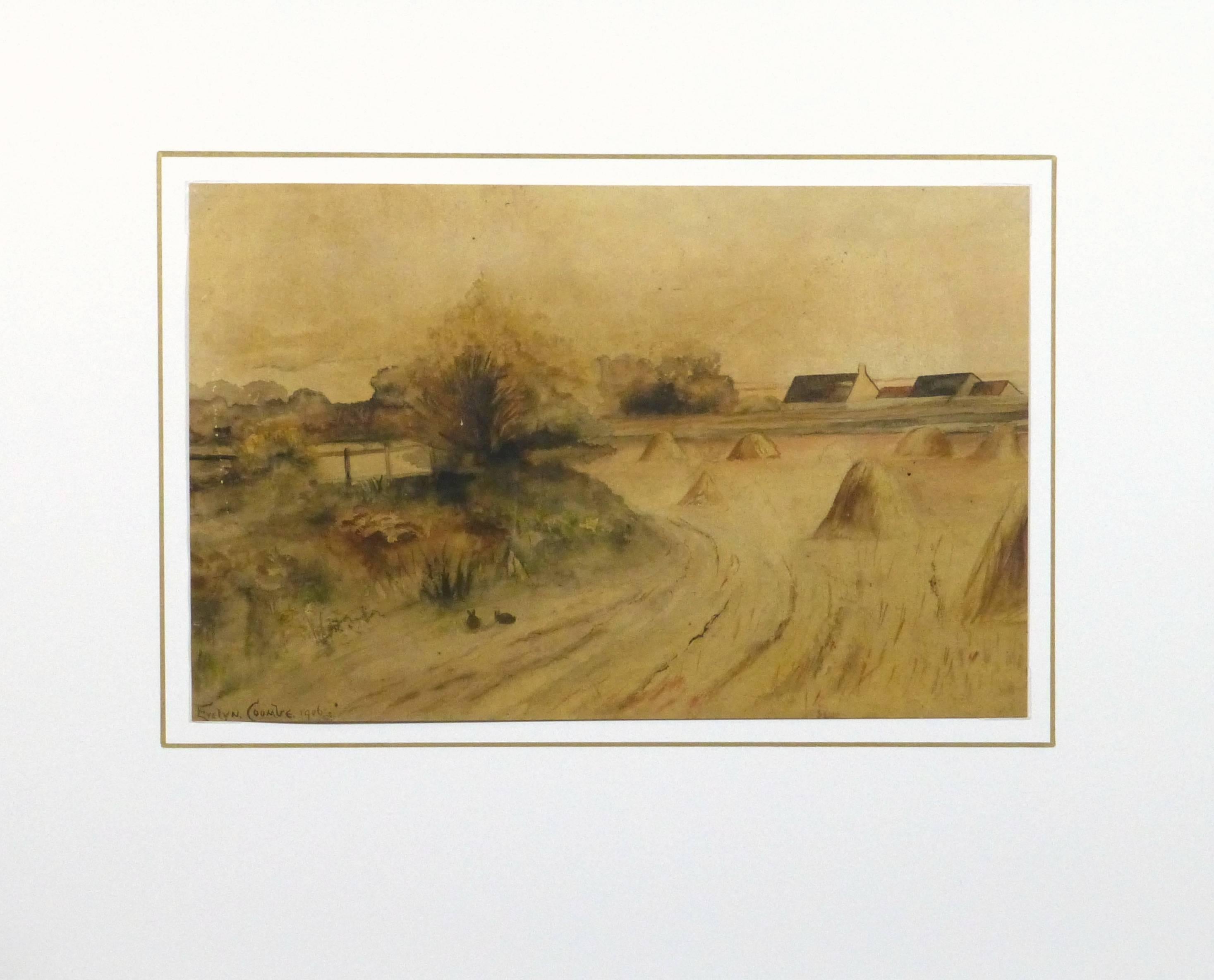 Low Country - Landscape Art Marrone di Evelyn Coombe