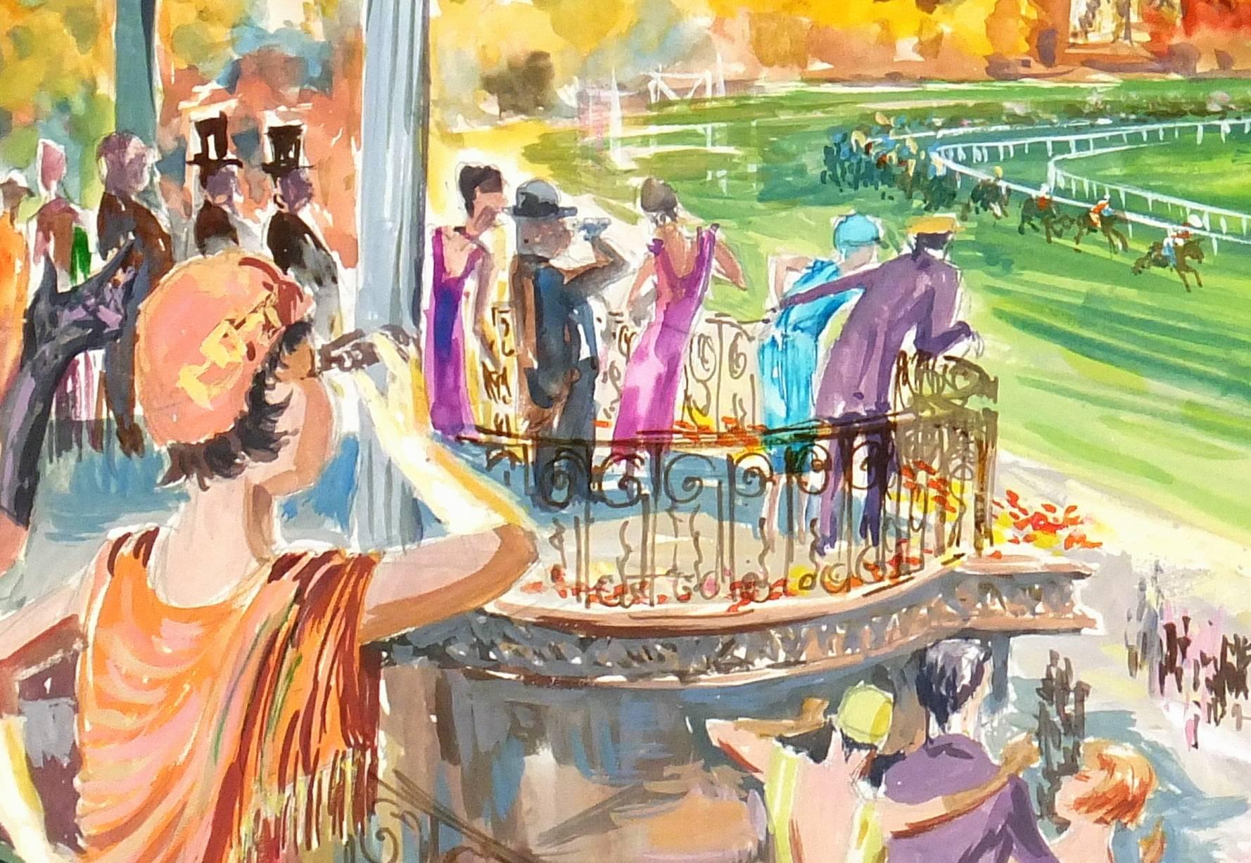 At the Races - Art by Unknown