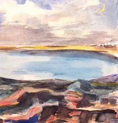 Paisaje al gouache, C. 1950