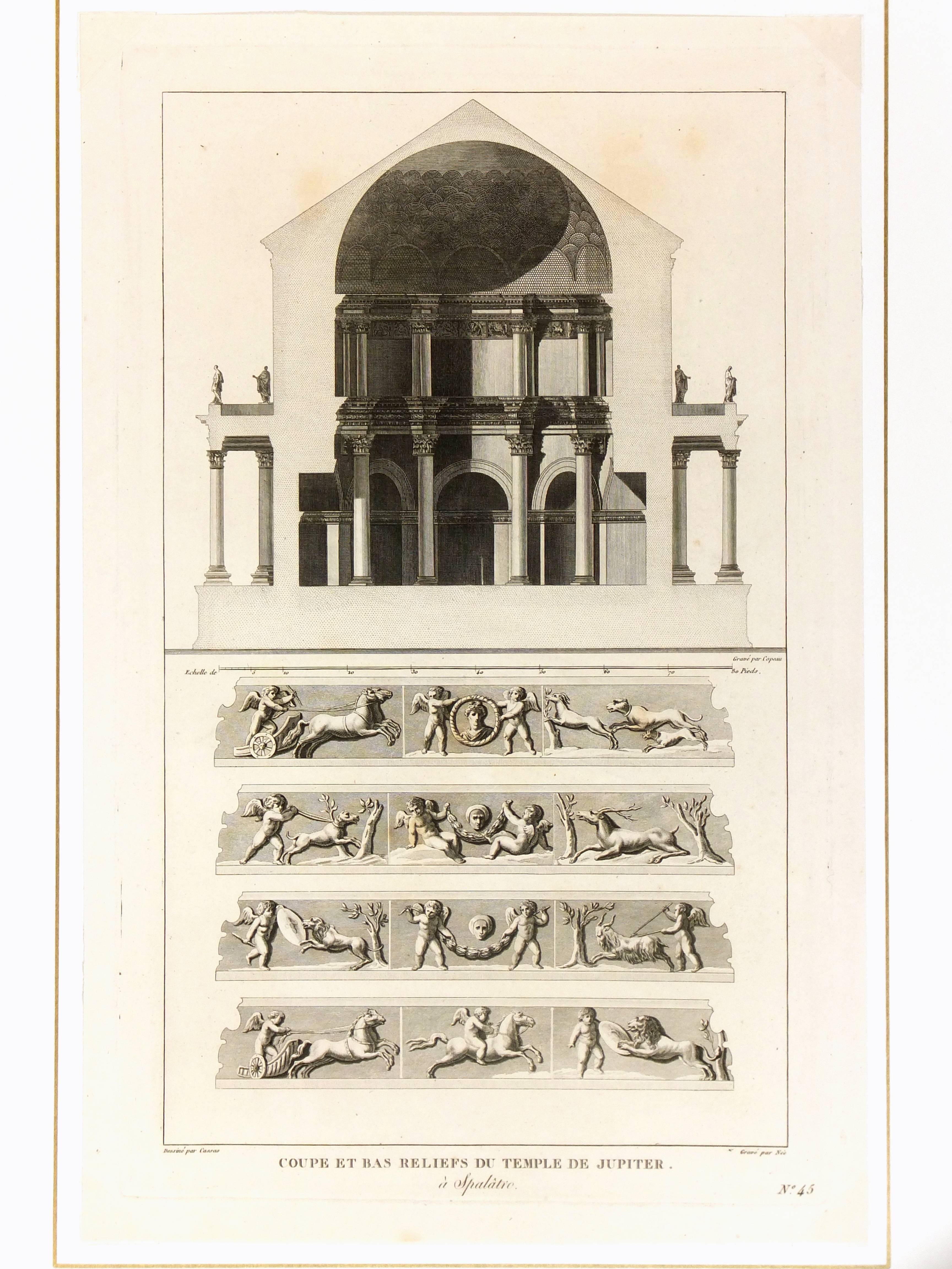 Unknown Interior Print - Reliefs at Temple Jupiter