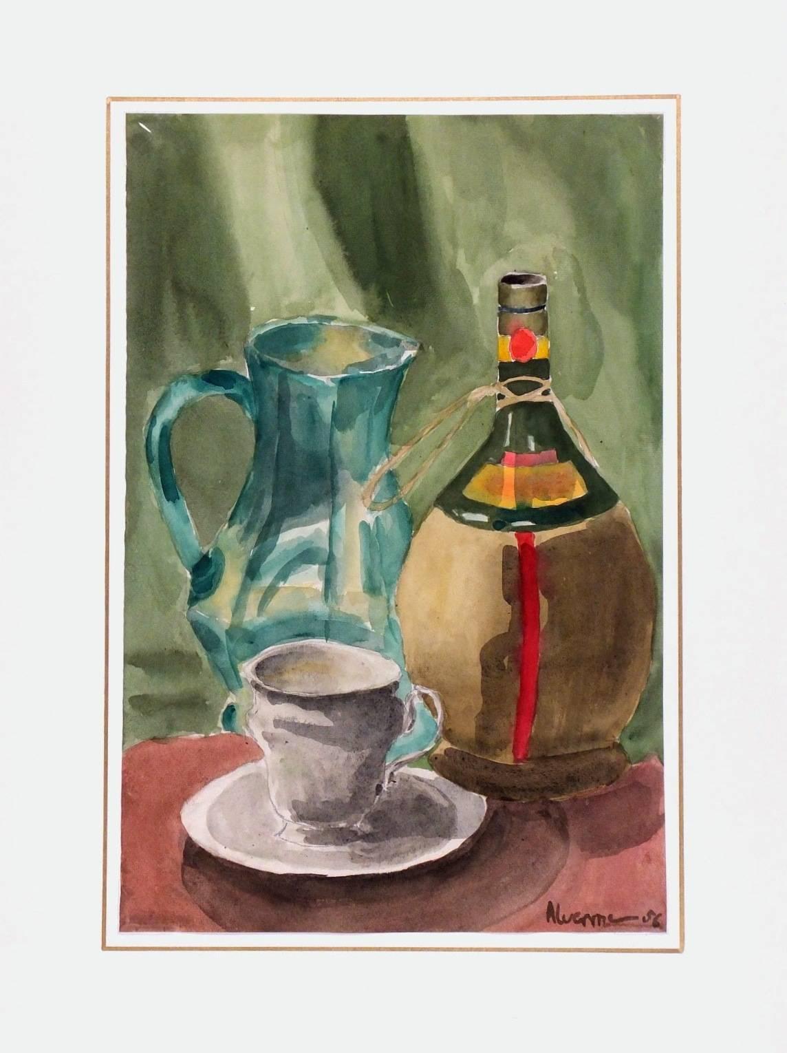 Still Life Watercolor - Art by Unknown