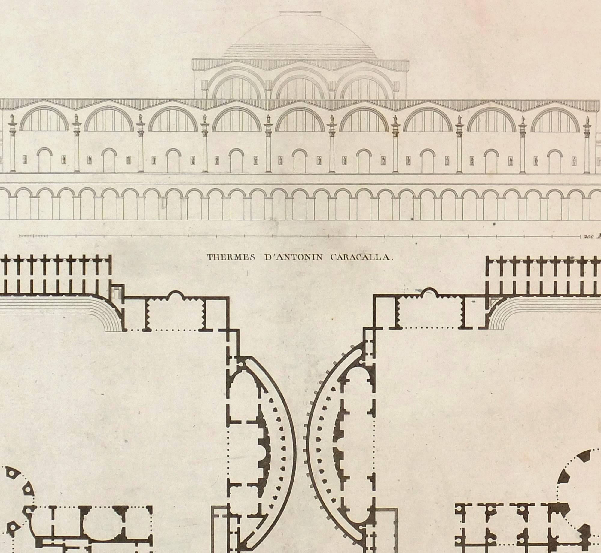 Architectural Engraving, 1800 - Print by Unknown