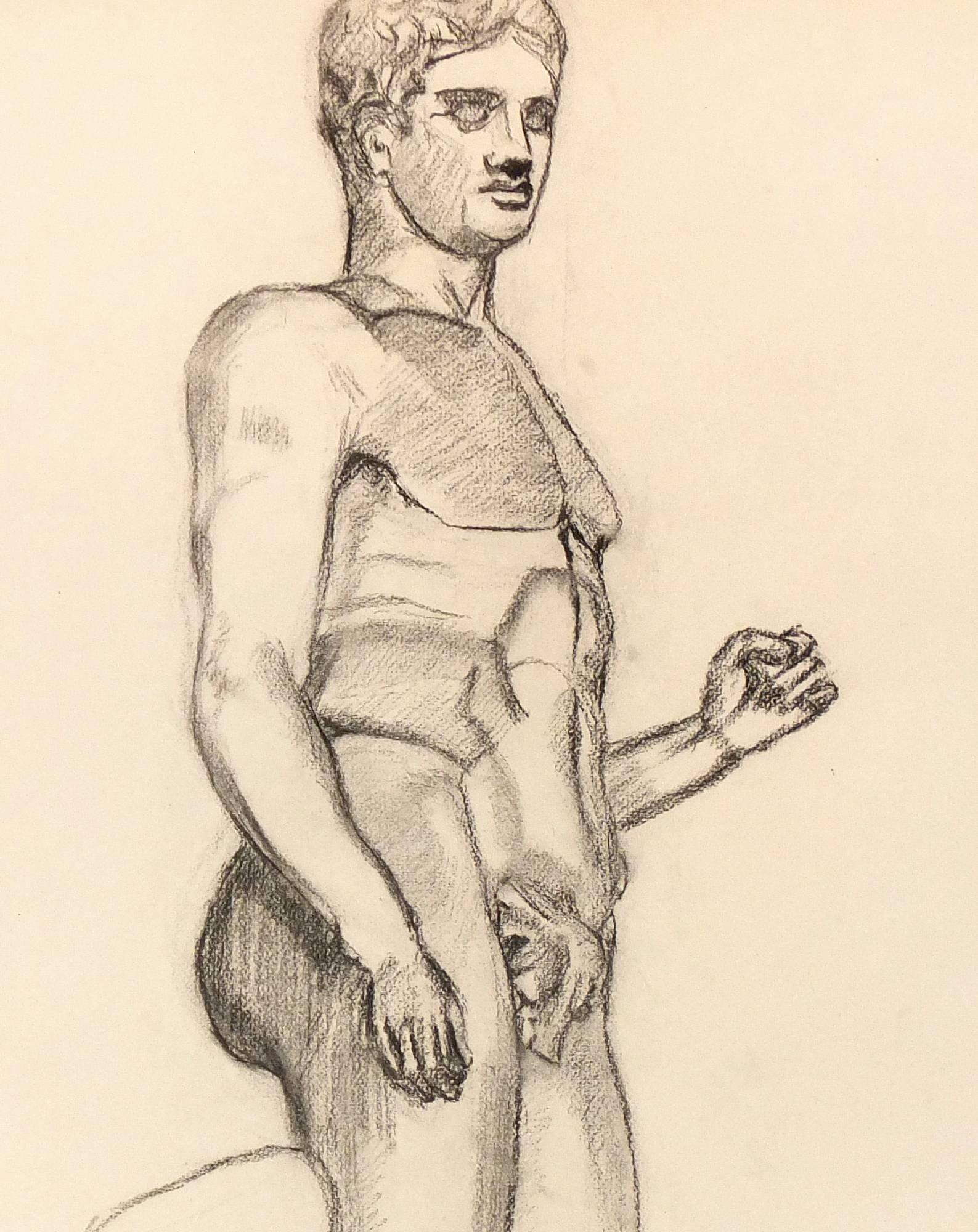 Nu masculin - Blanc Nude par M. Lambert