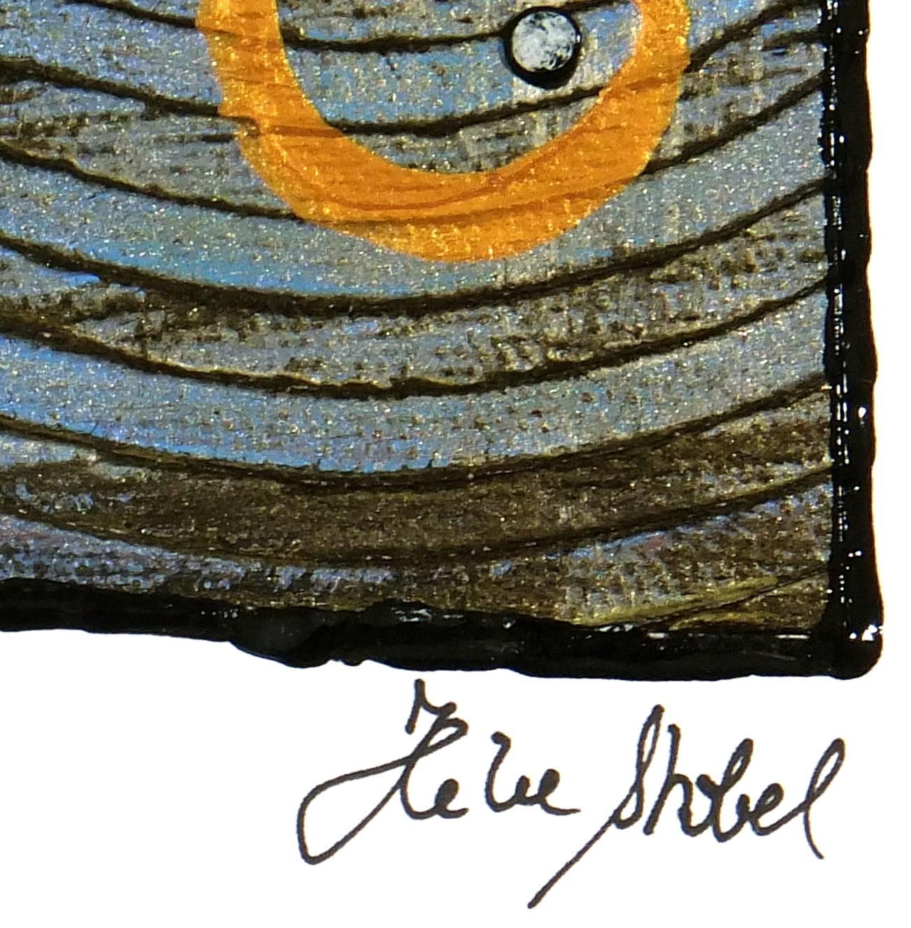 Cerchi astratti - Painting di Heike Strobel