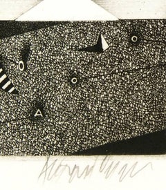 Modern Aquatint Abstract