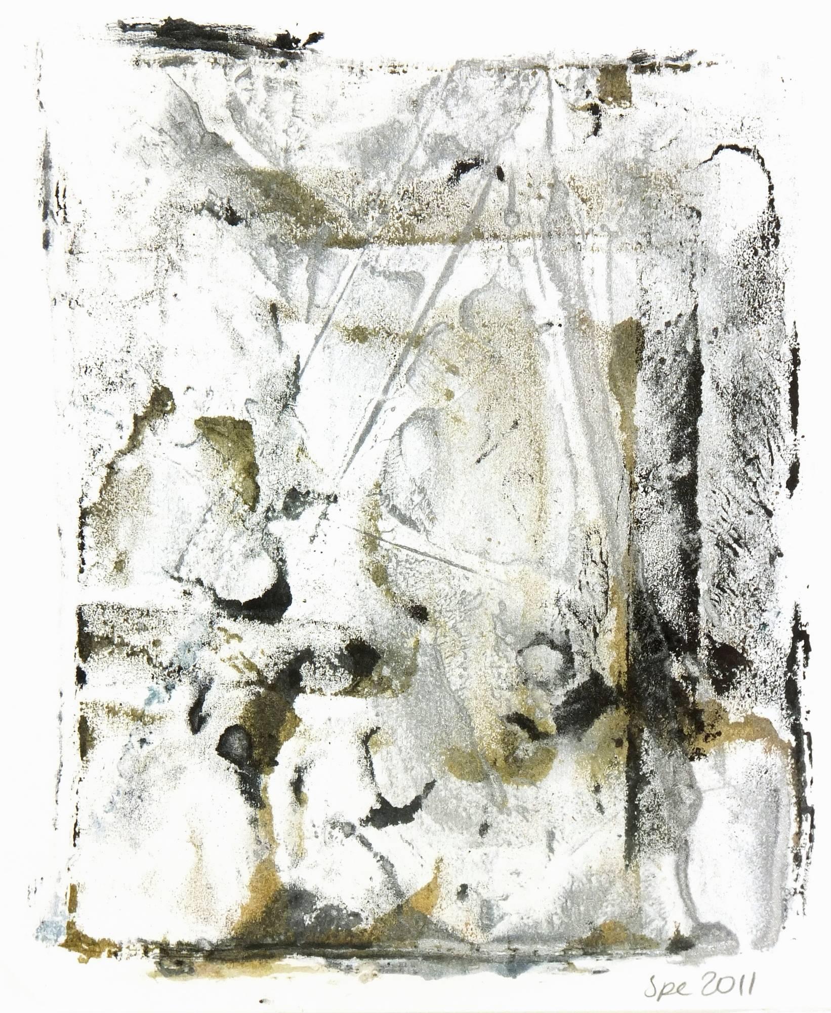 Spe  Abstract Painting - Contrast in Space Abstract