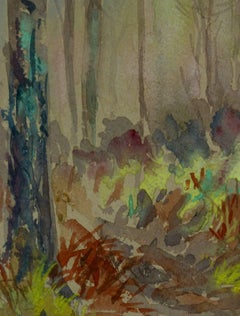 Forest Watercolor Landscape
