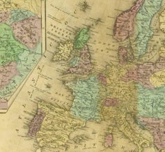 Mapa de Europa, 1844