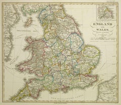 Map of England & Wales, 1850