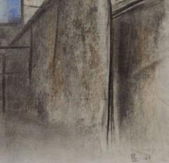 Vintage Charcoal Drawing - Tuscany