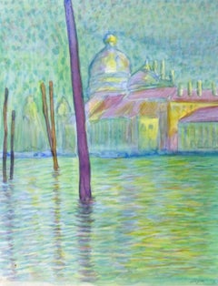 Used Watercolor Landscape - Venice