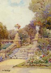Vintage Watercolor Landscape - Country Glamour