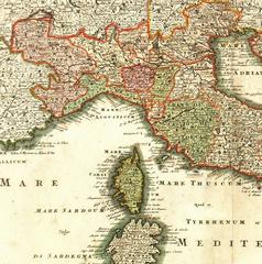 Antique Italy Map