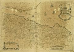 Antique Edinburgh Scotland Map