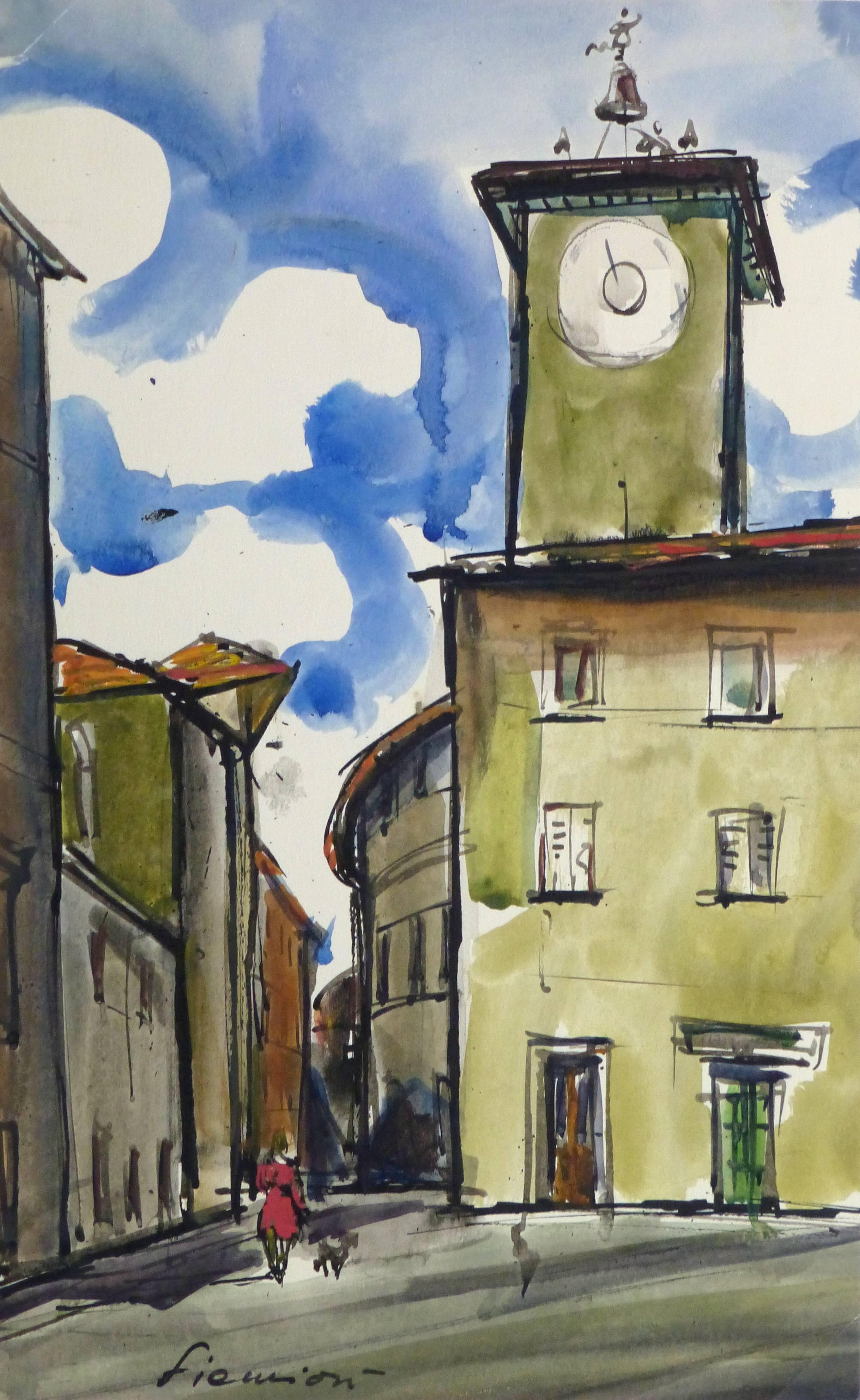 French Landscape - Provence Square
