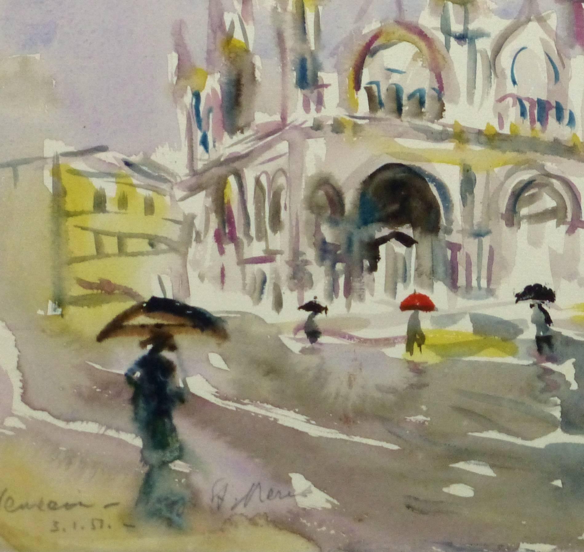 Piazza San Marco Venice - Art by Unknown