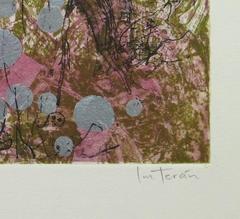 Abstrakte Aquatinta-Radierung - Tunnel I