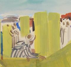 Vintage Watercolor Landscape  - Trader's Market