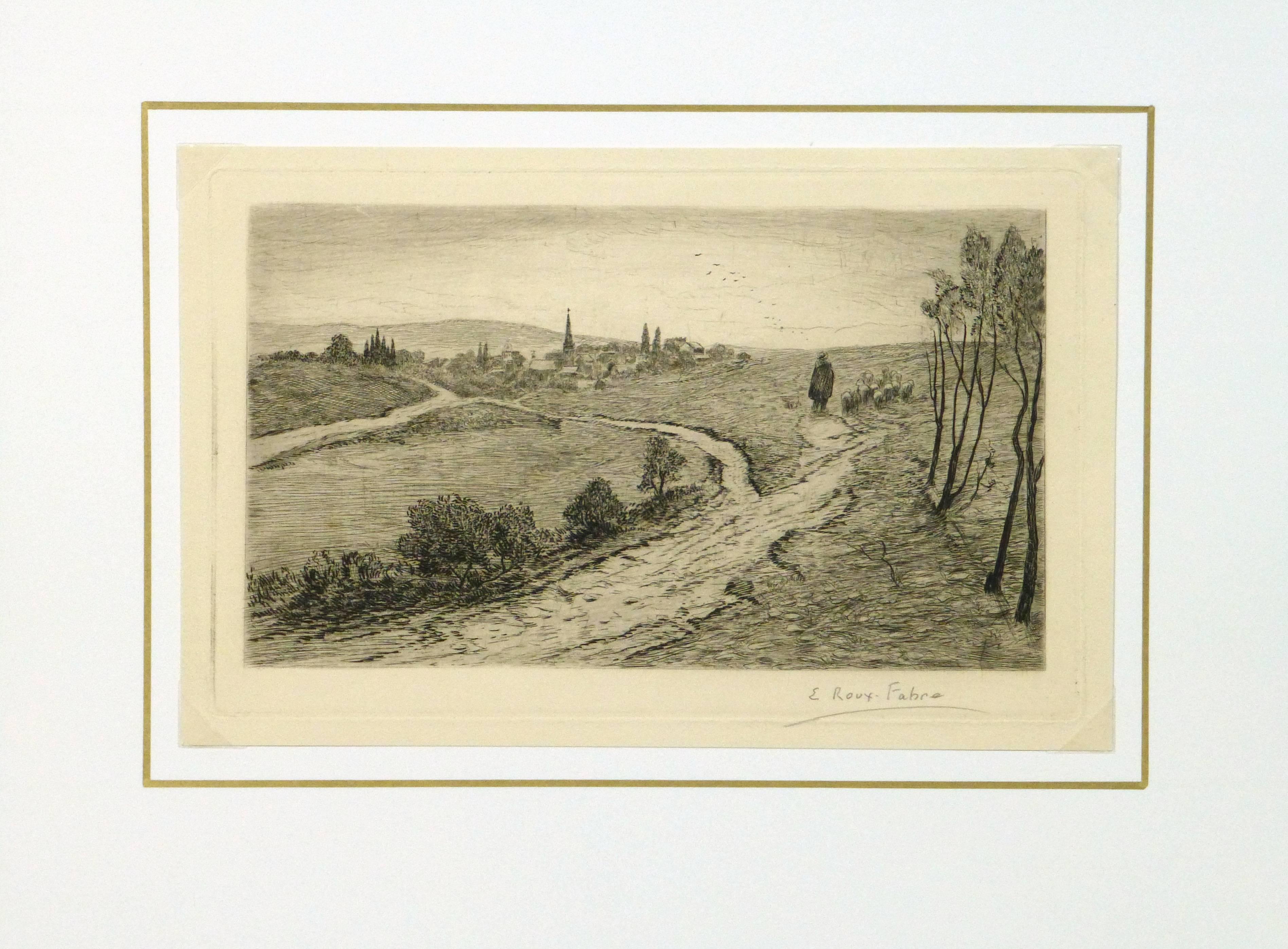 landscape etchings