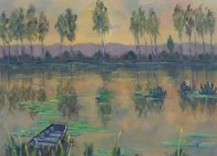 Vintage Oil Landscape - The Glades