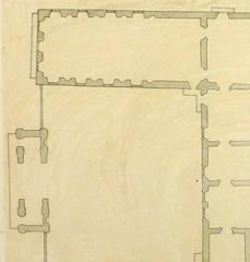 Incisione antica in rame - Palazzo Sacchetti