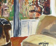 Vintage French Landscape - Veranda View