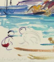 Vintage French Seascape - The Cove