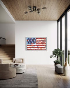 Old Glory, 2026 — John Stango, Mixed Media on Canvas