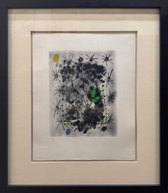 On Plate from Constellations, 101/350, circa 1959 — Joan Miró