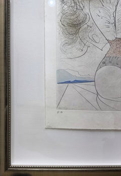 Venus in Furs Leaf Woman, EA — Salvador Dalí, Etching on Japon Paper
