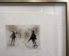 Salut à Méphisto, EA, 1969 — Salvador Dalí, Color Aquatint Etching