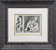 Peintre et Modèle, 43/50, circa 1964 — Pablo Picasso, Etching & Aquatint