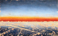 Gay Summer Rick, Window Seat to JFK, Oil on Canvas, 2018