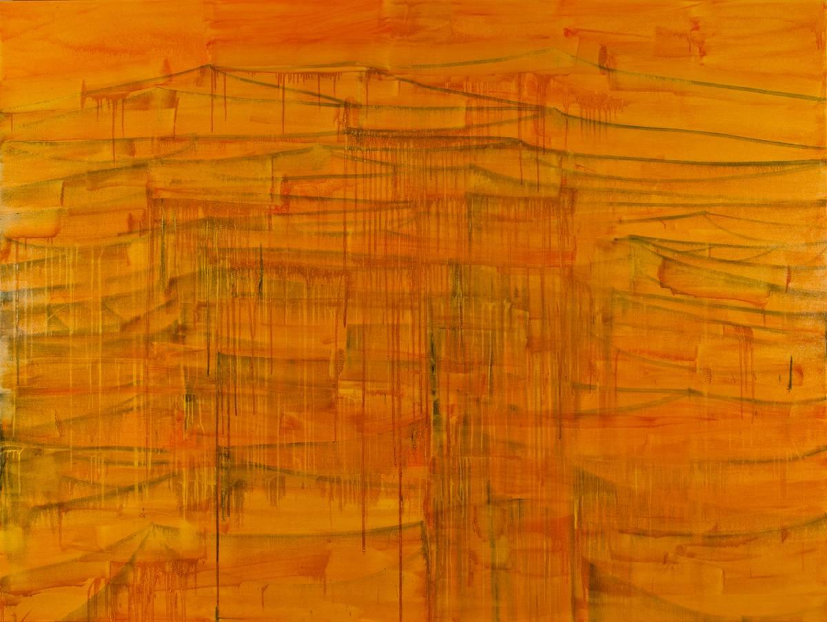 Margaret Evangeline Abstract Painting - El Dorado Lagoon