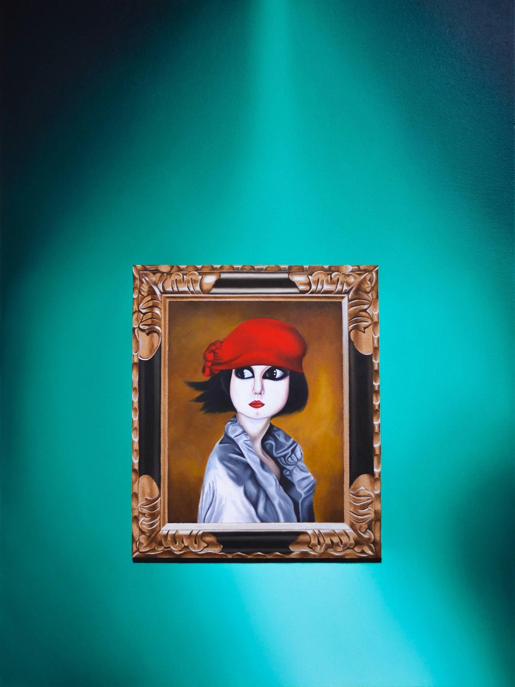 Le Fantasme (after Kees van Dongen) - Painting by Nora See