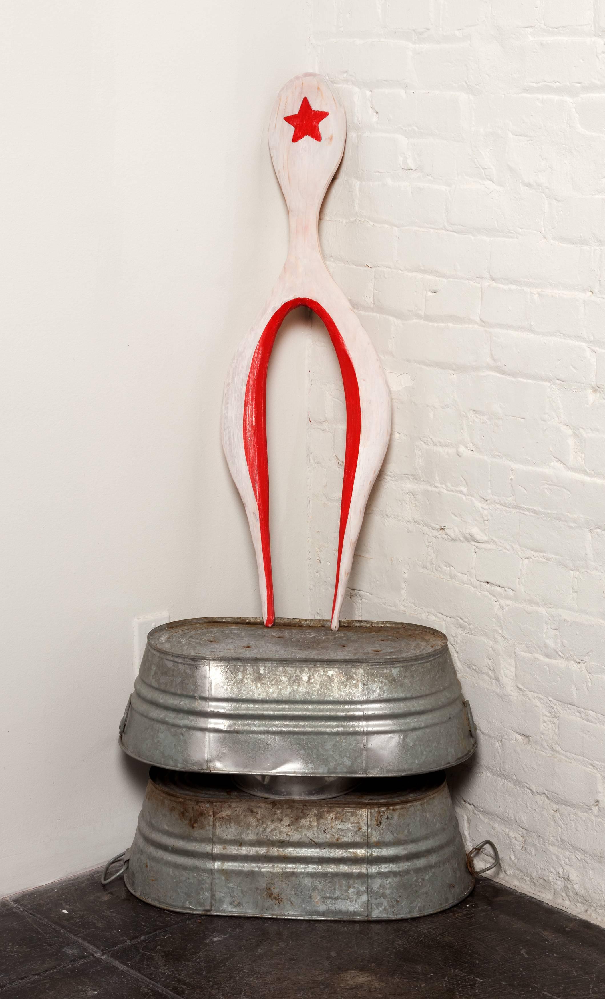 Wishbone - Sculpture by Gina Phillips