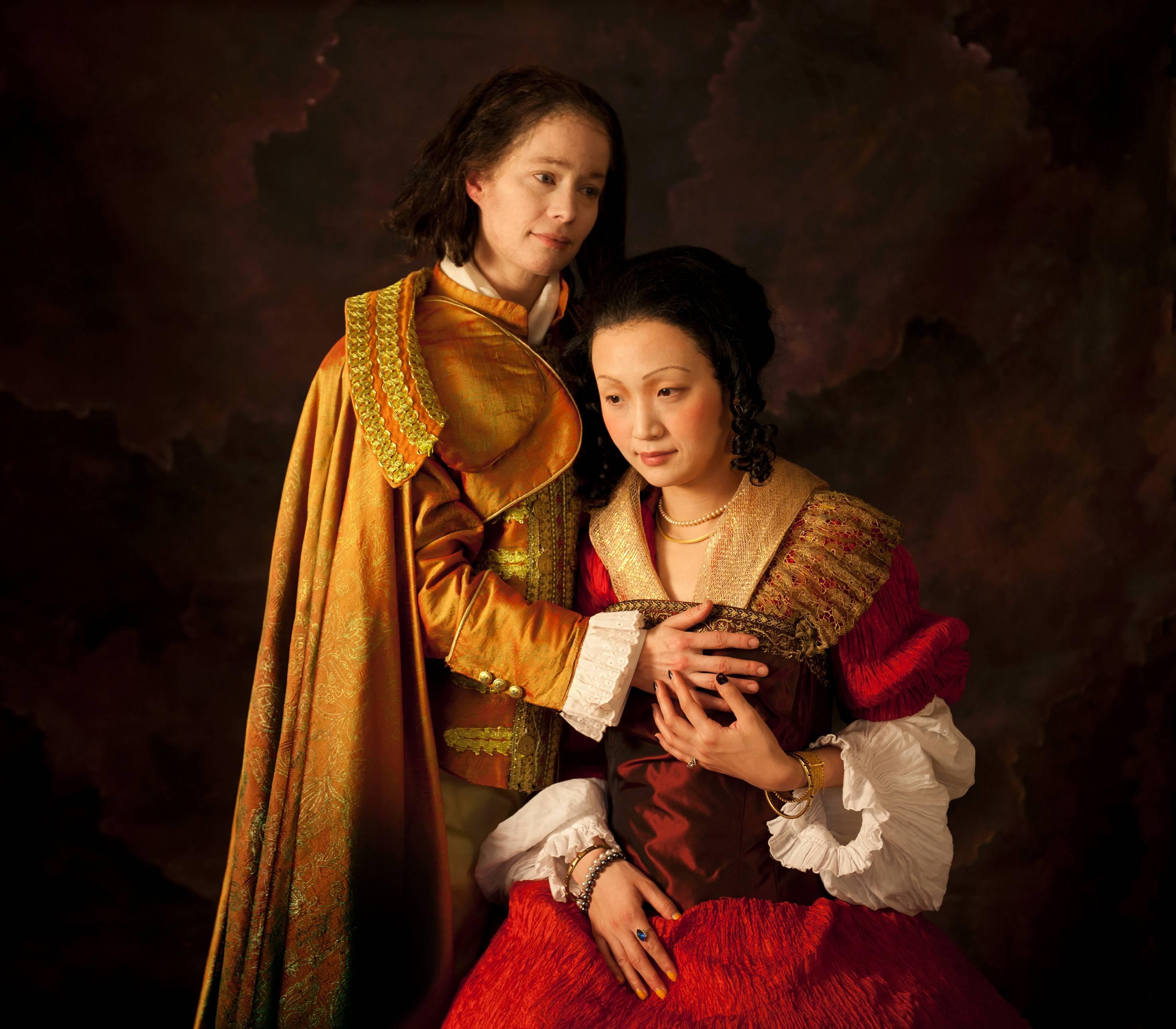 Ode to Rembrandt's Jewish Bride - Print by E2 - Kleinveld & Julien