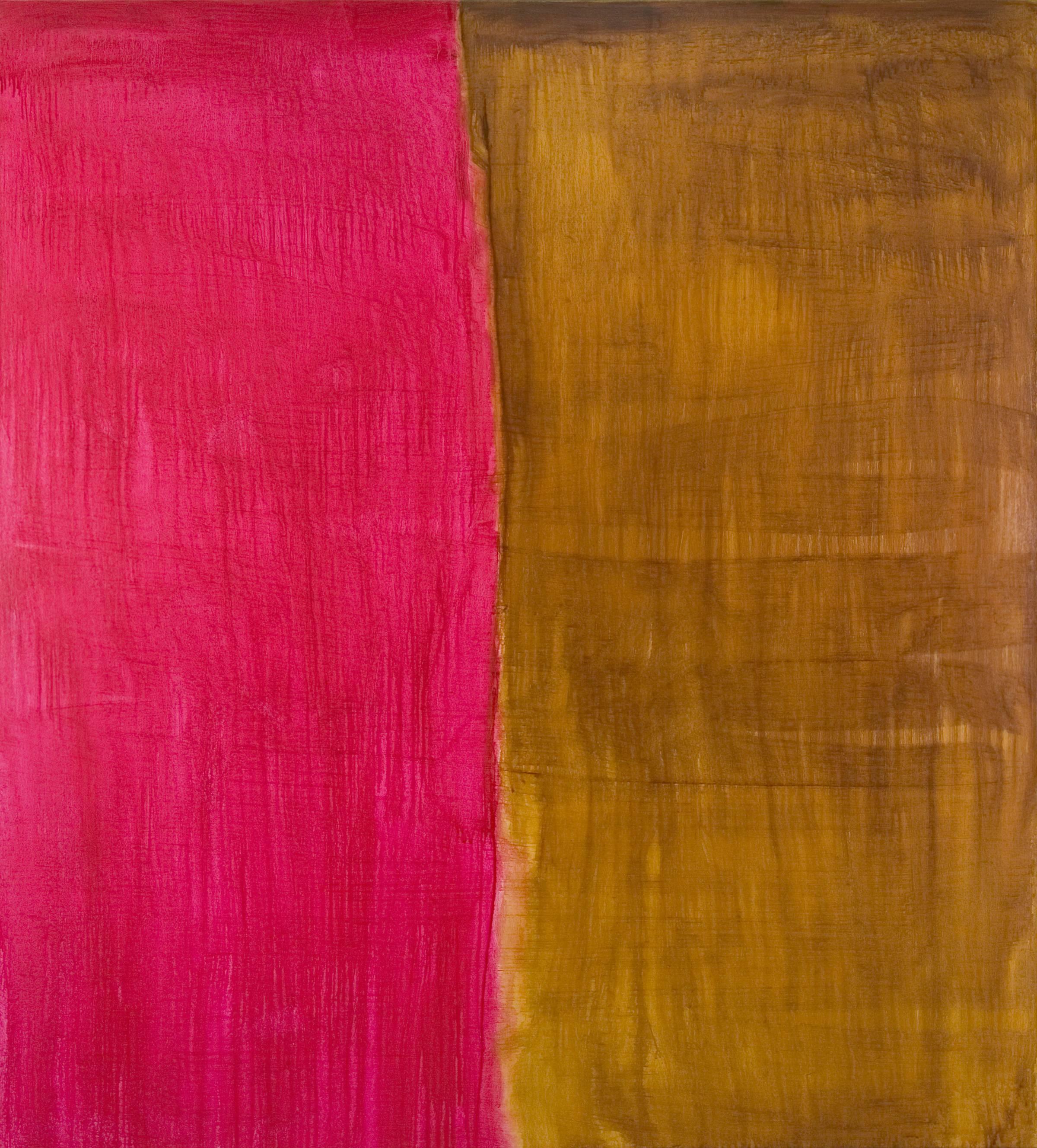 Abstract Painting Anastasia Pelias - La Fonda (marron, rose marron)