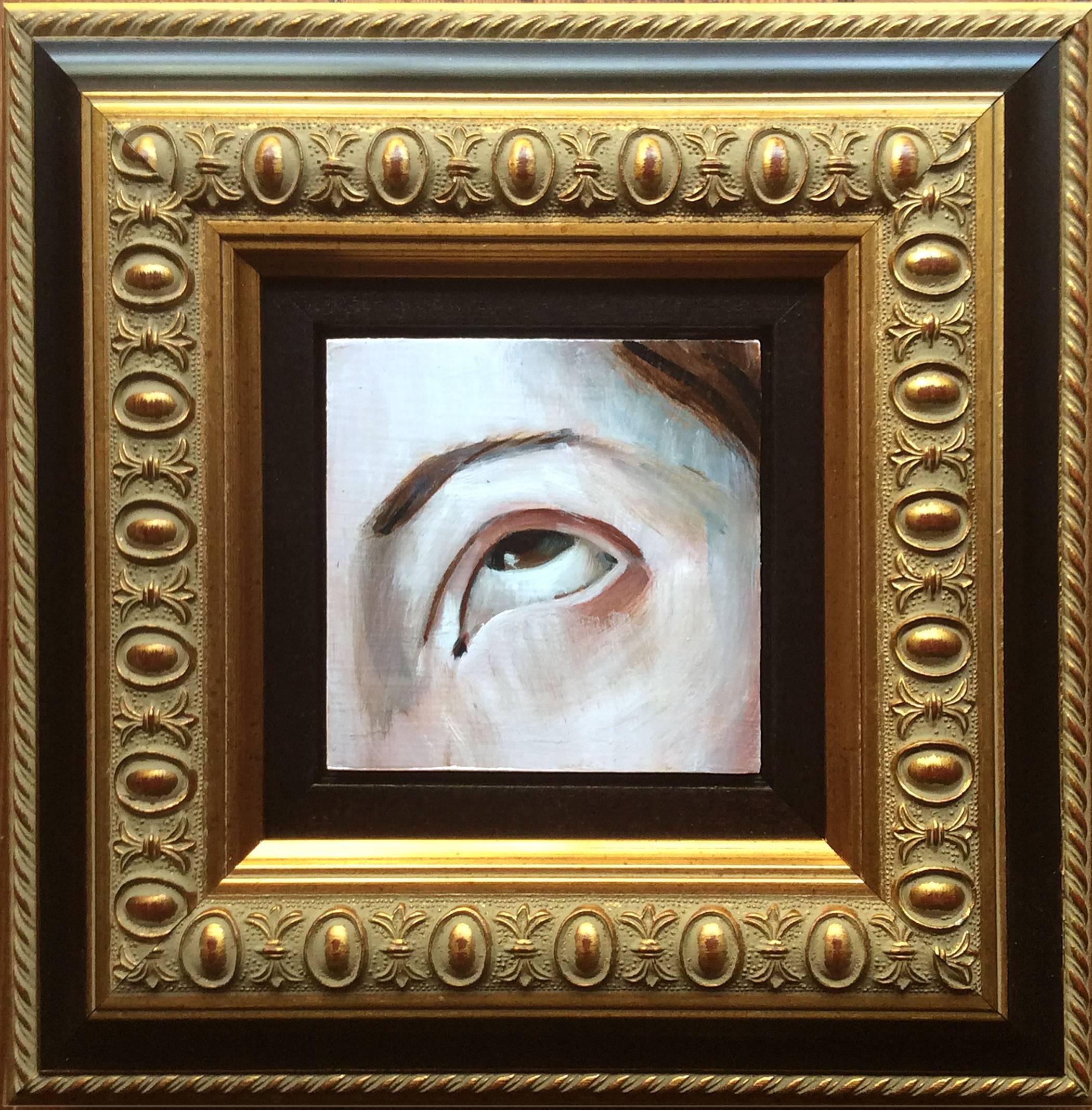 Rachel Burch Williams Portrait Painting - Eye X (after Guido Reni)