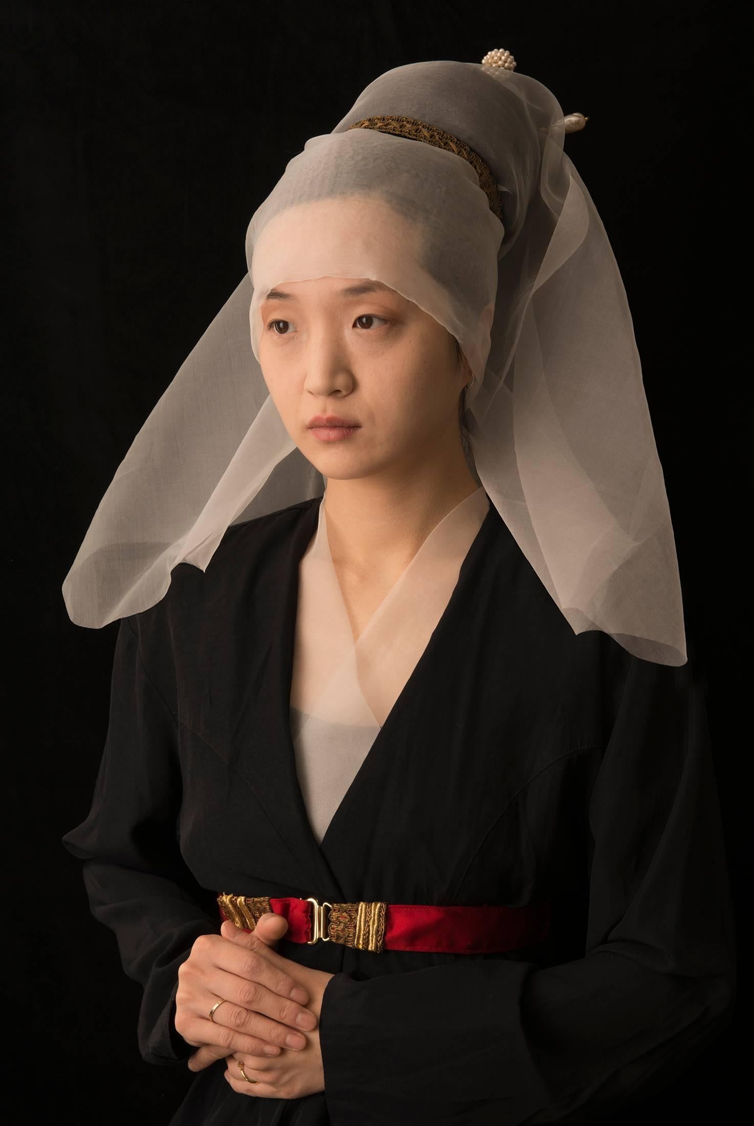 E2 - Kleinveld & Julien Figurative Photograph - Ode to van der Weyden's Portrait of a Lady