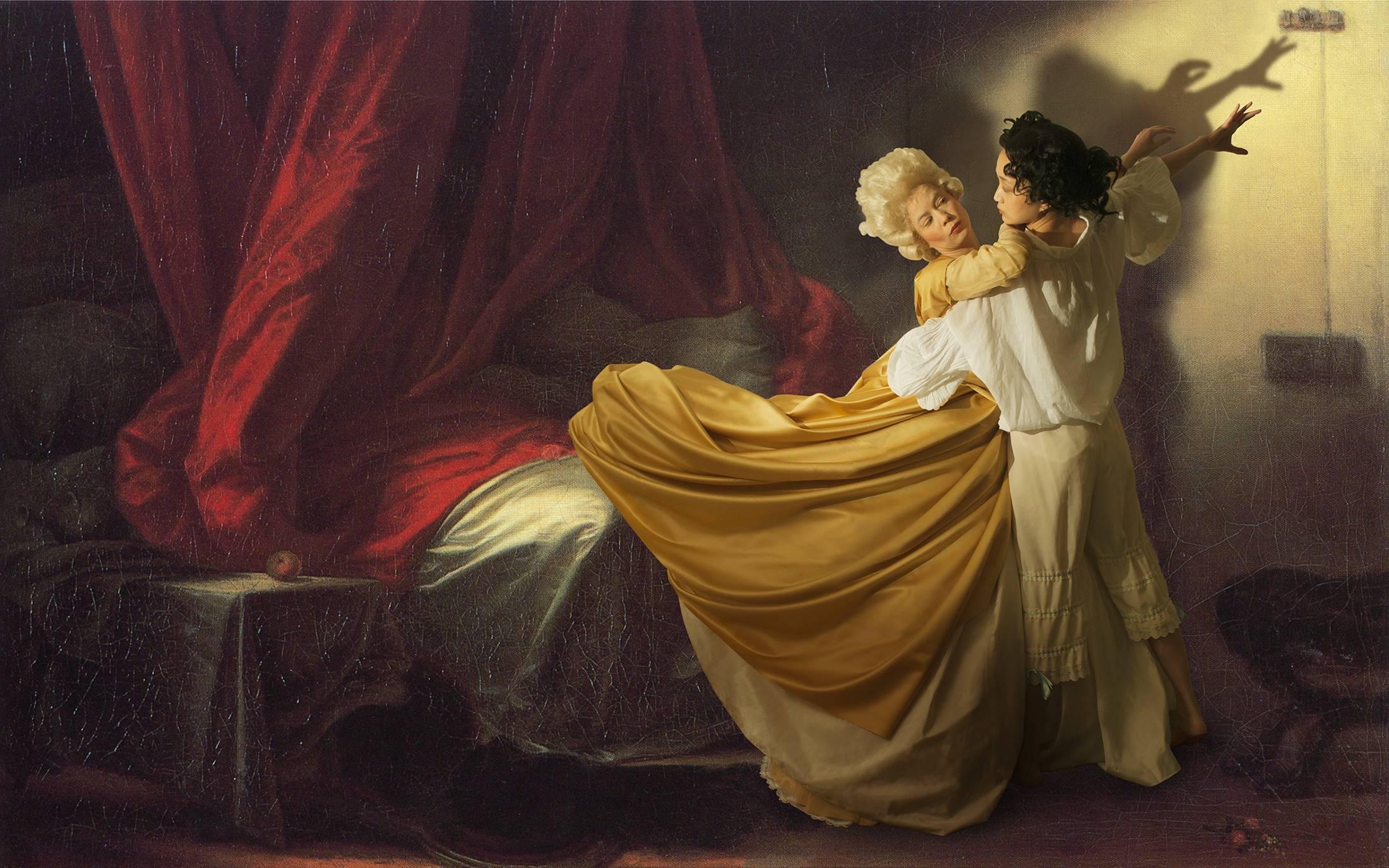 E2 - Kleinveld & Julien Figurative Photograph - Ode to Fragonard's The Bolt