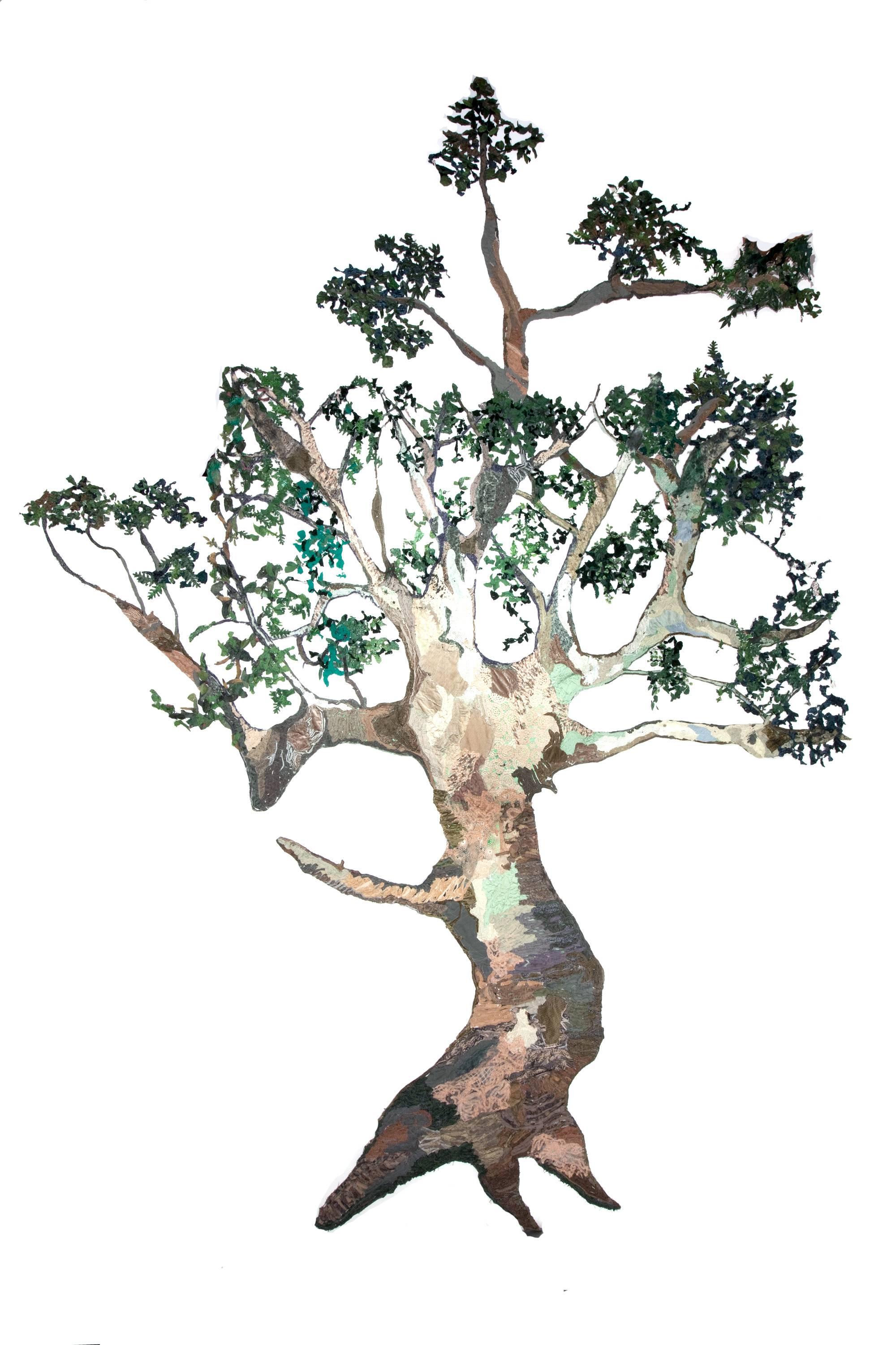 Chêne vivant du cimetière Holt - Painting de Gina Phillips