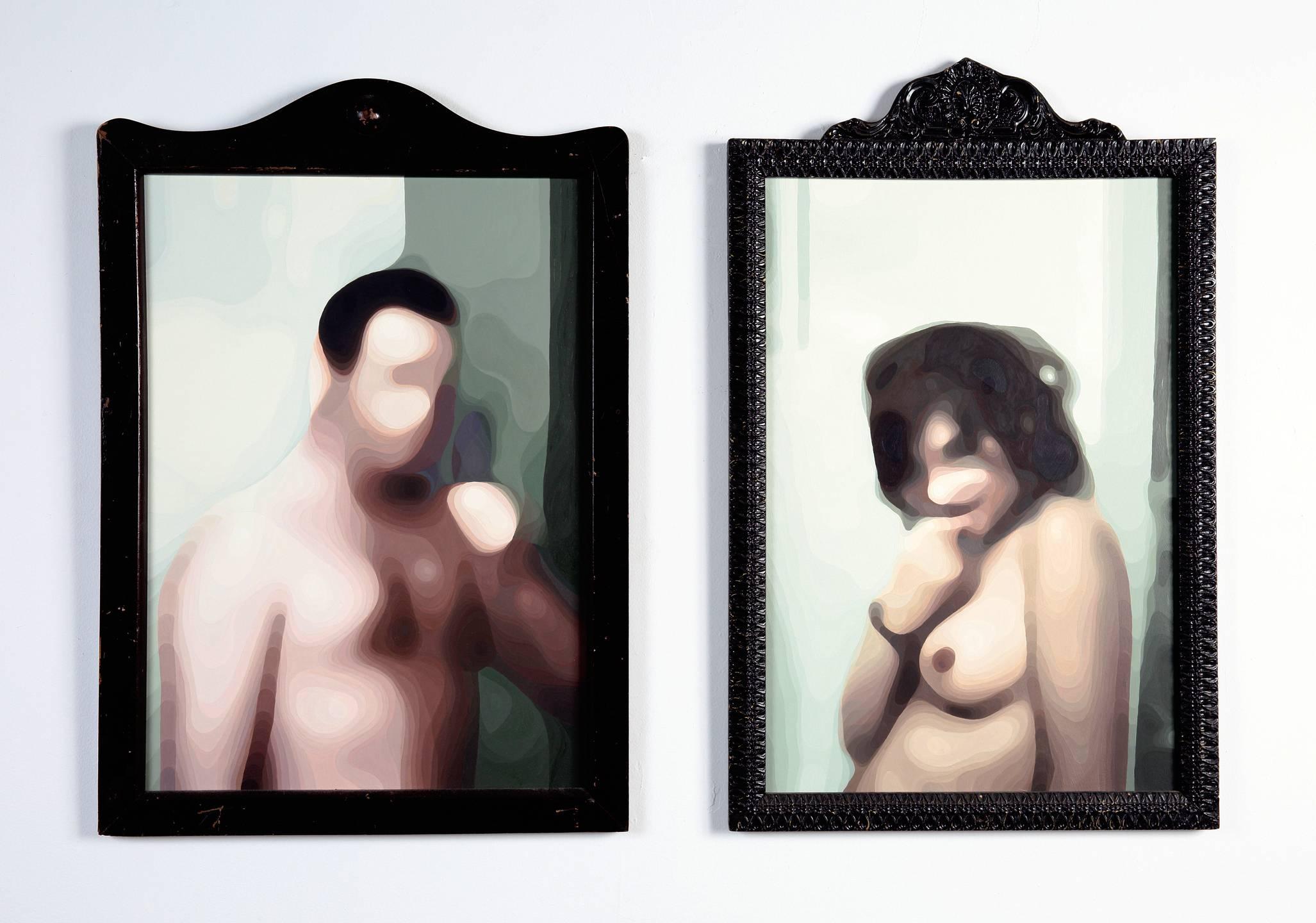 Portrait Painting di Carlton Scott Sturgill - coppia sexy - mw4mw (Cincinnati)