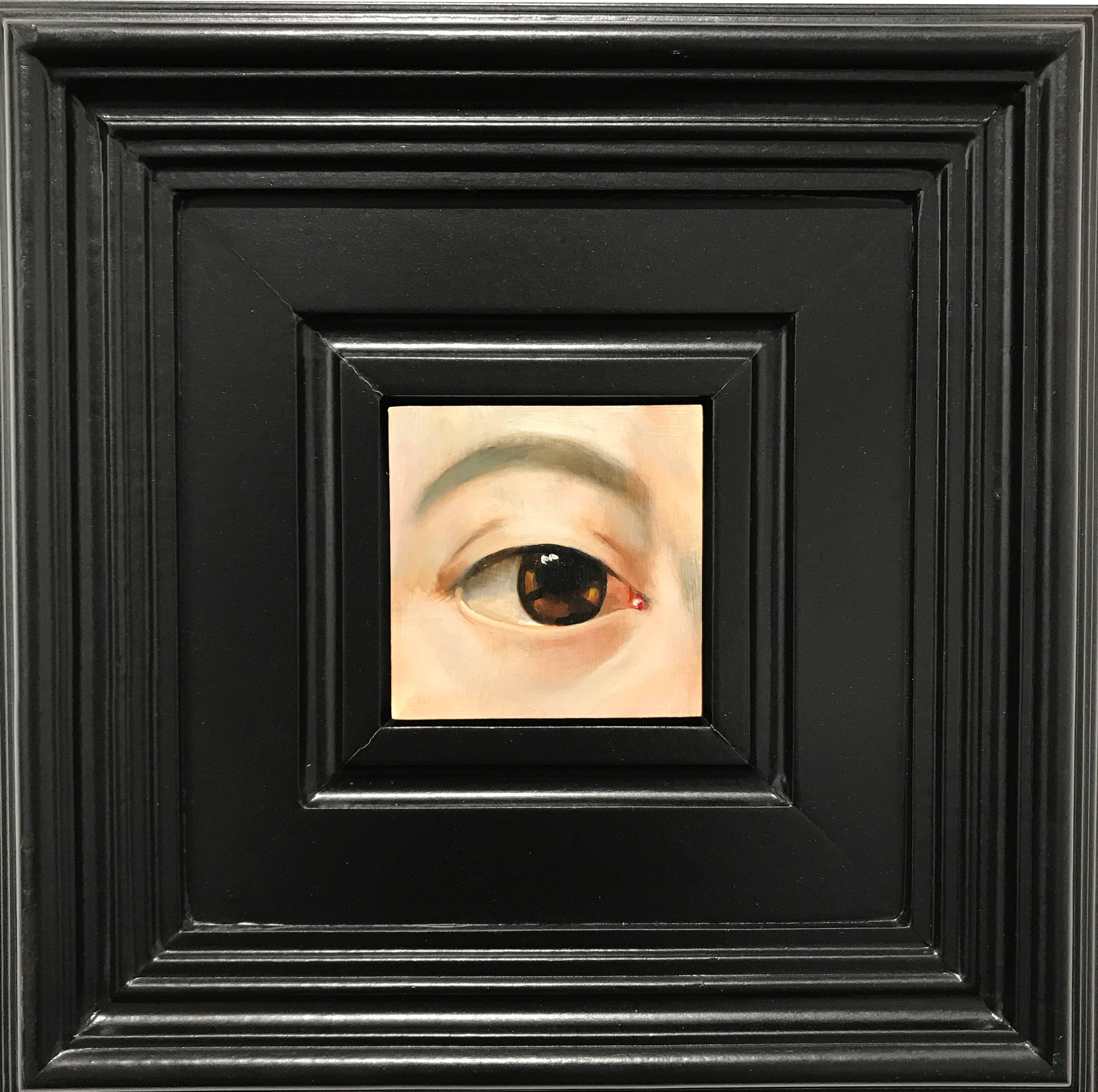 Rachel Burch Williams Portrait Painting - Eye XVII (after Ingres)
