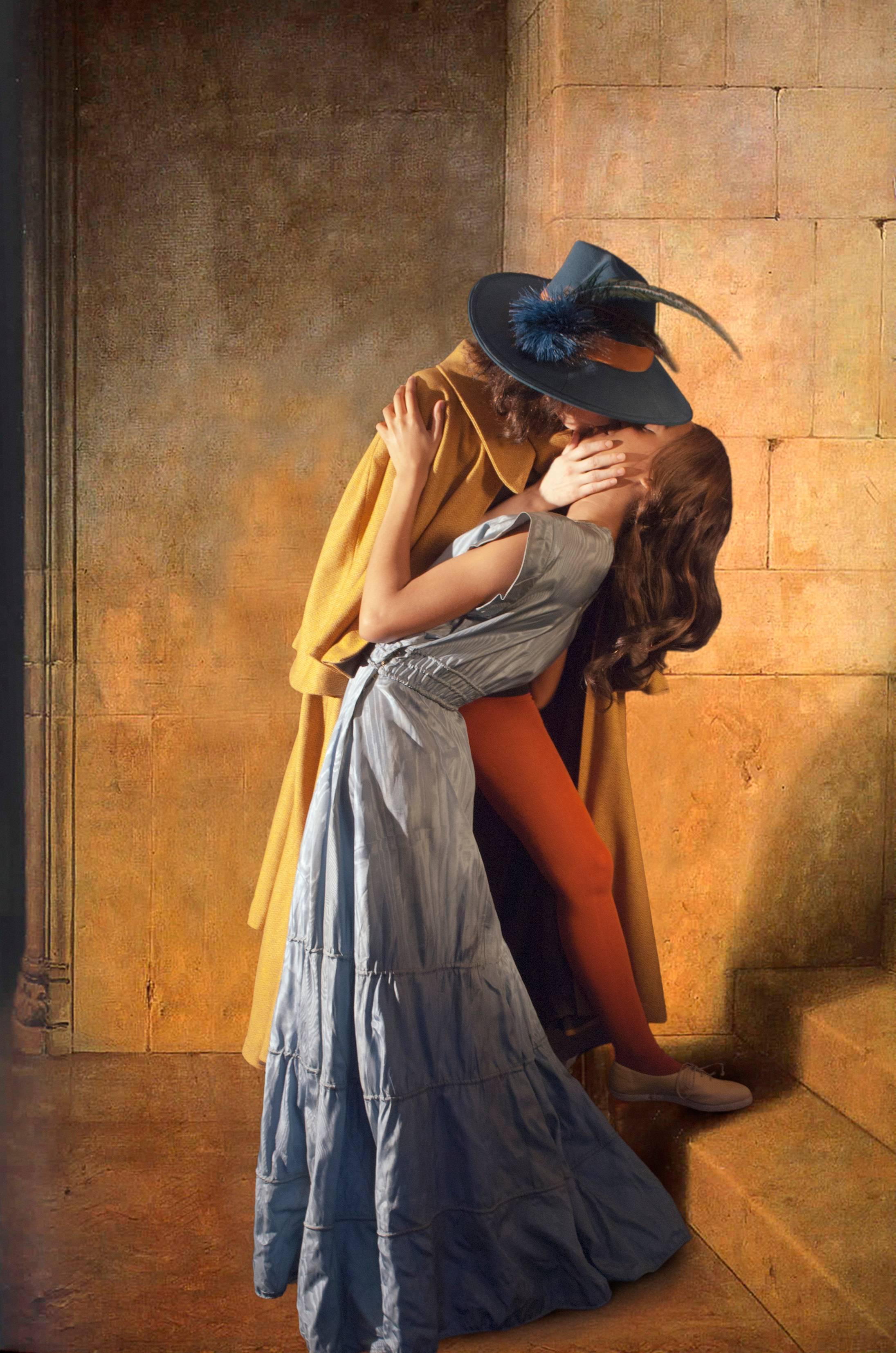 E2 - Kleinveld & Julien Portrait Photograph - Ode to Hayez's the Kiss