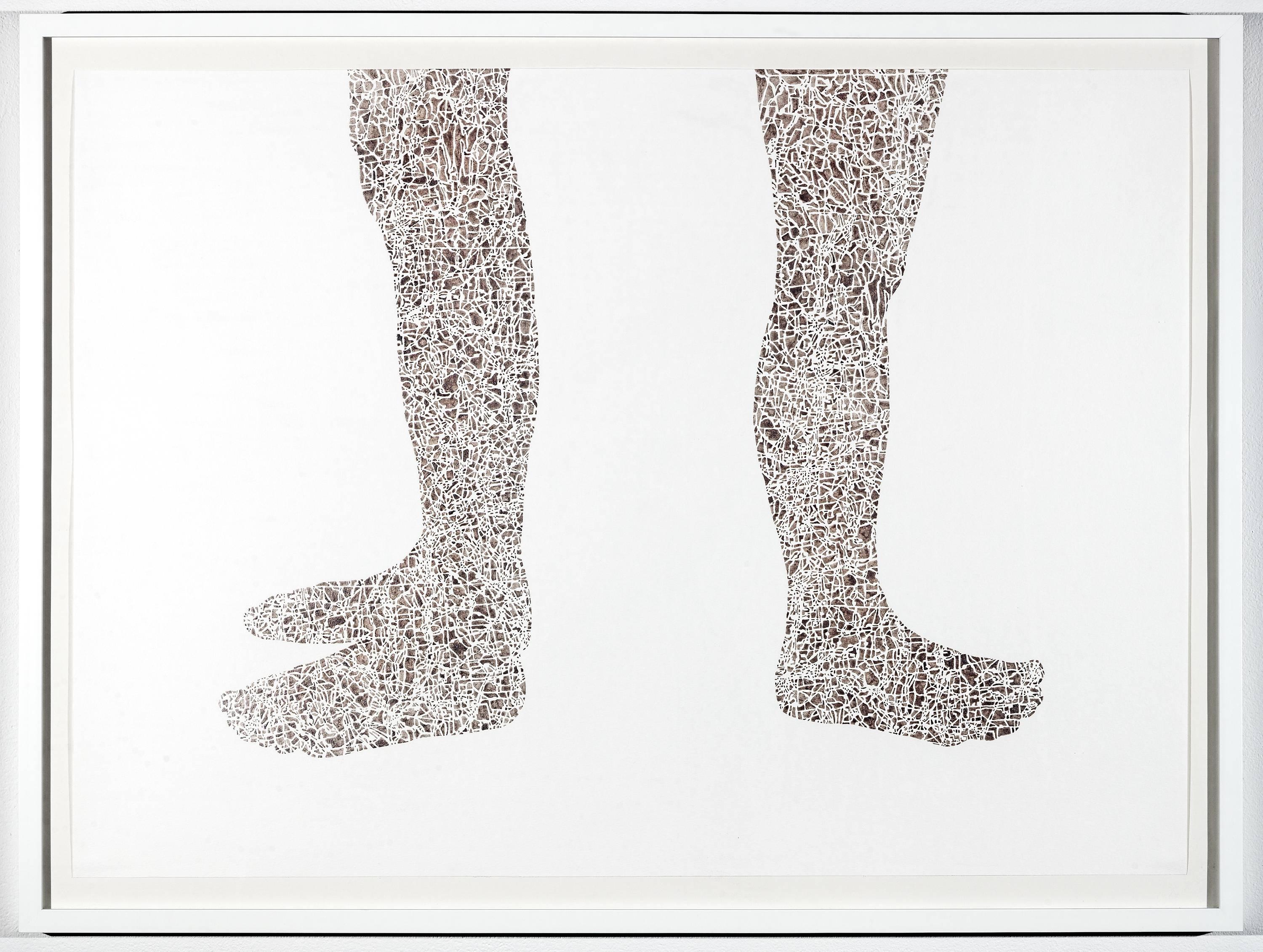 Figurative Painting di Nikki Rosato - Se ci dipingo (di platino) II