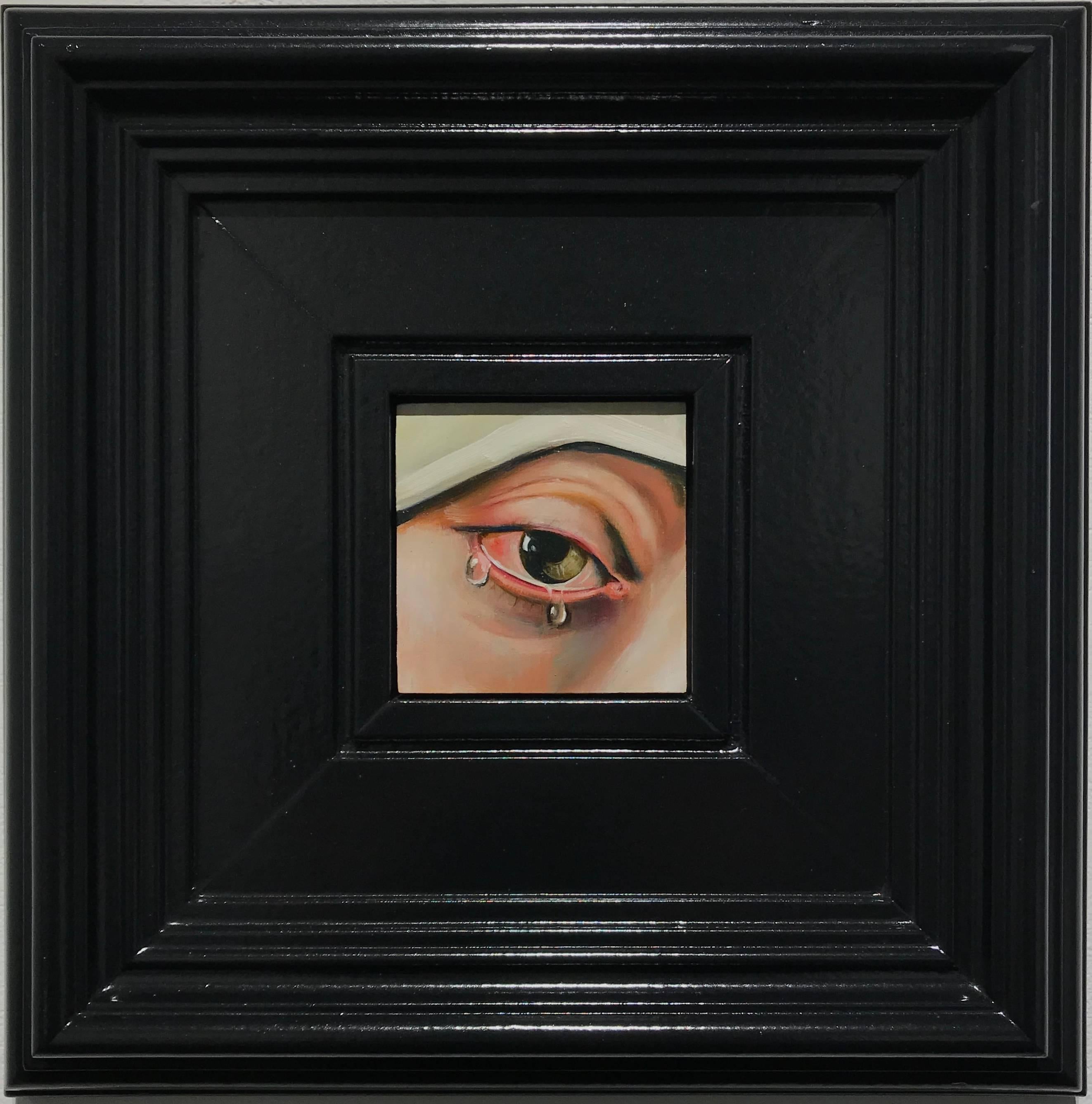 Rachel Burch Williams Still-Life Painting - Eye XXII (after Dieric Bouts, Madonna)